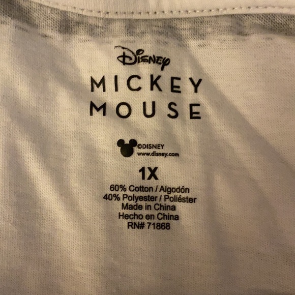 White Mickey Mouse Shirt - Picture 2 of 4
